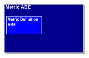 Metric ABE