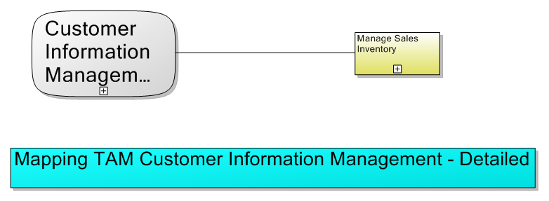 Mapping TAM Customer Information Management - Detailed